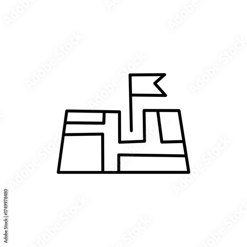 Maps Icon Line