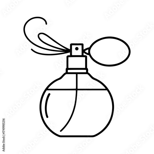 Vintage Perfume Bottle Icon