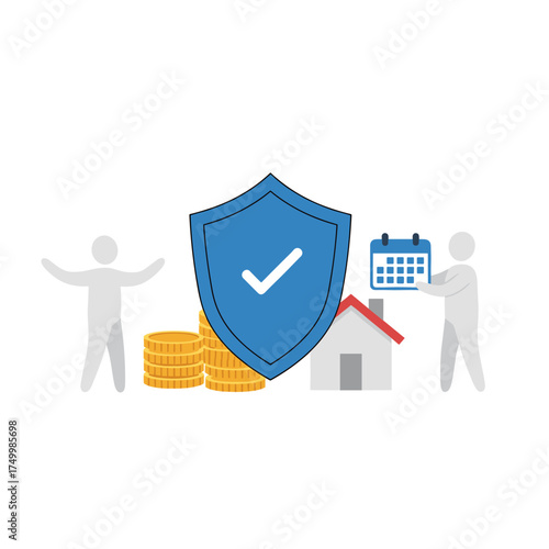 Vector illustration concepts in flat design for graphic and web development, including financial advisory, as well as ideas for web banners, print templates, and promotional materials