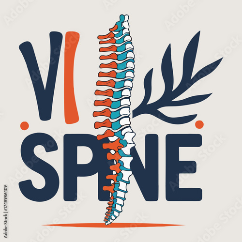 World Spine Day vector illustration with healthy spine exercises, posture awareness, anatomical spine, medical icons, rehabilitation, wellness, stretching, and abstract designs