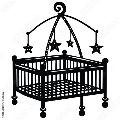 crib-mobile--isolated-on-pure-white-background--.eps