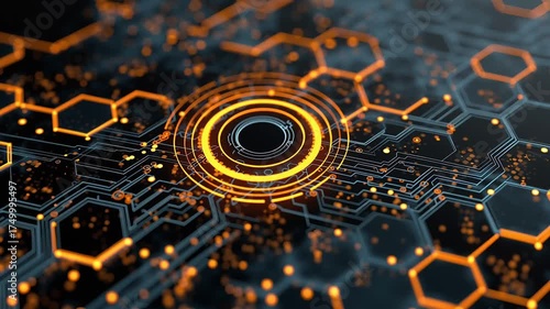 Exploring vibrant digital patterns in technology design