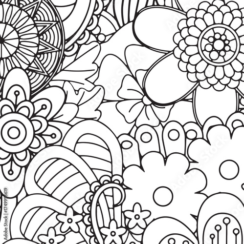 Fresh Petals Coloring Sheets