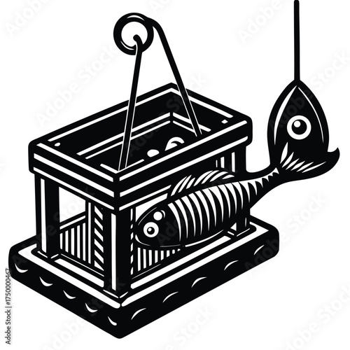 fishing-game-toy-isolated-on-pure-white-background.eps