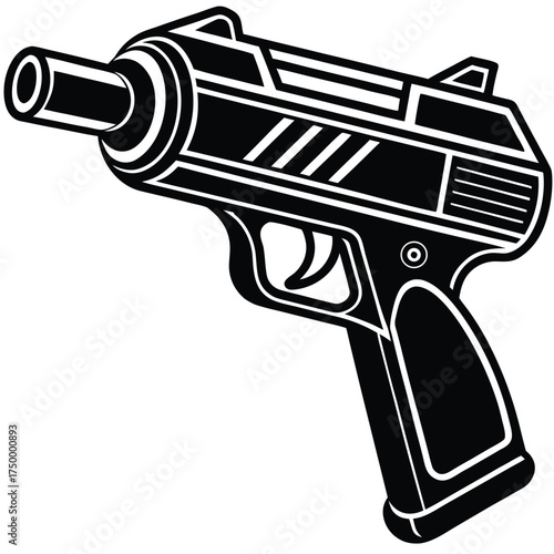 foam-dart-gun--isolated-on-pure-white-background--.eps