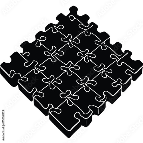 foam-puzzle-mat--isolated-on-pure-white-background.eps