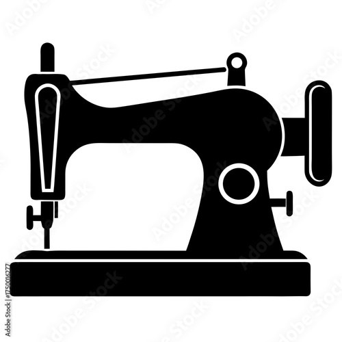sewing machine isolated on white