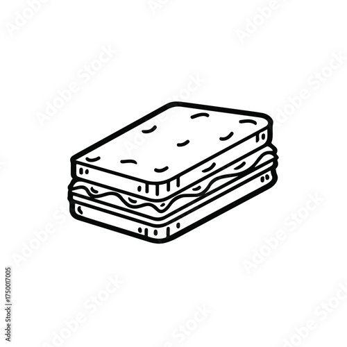 Delicate Applique Sandwich Embroidery Design