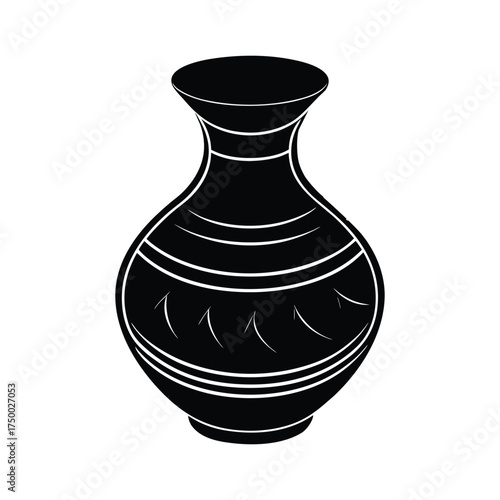 Clay Filter Pot Jal Kalash Silhouette Design