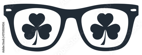 Shamrock Reflections Sunglasses for Irish Holiday Celebrations