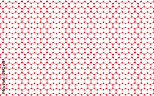 hexagon geometric pattern. seamless hex background. abstract honeycomb cell. vector illustration. design for the background flyers, ad honey, fabric, clothes, texture, textile pattern