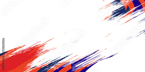 Straight red ink vector lines pack. Bloody color long and round hand-drawn brushstroke text highlights, frames, circles. Asian calligraphy brushstroke set.