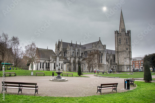 Canvas Print St. Patrick's Cathedral in Dublin