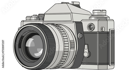 A black star with white lines