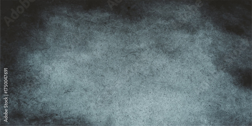 Dark blue vintage grunge texture wall and black and white background with aged snow pattern for a dirty concrete surface backdrop