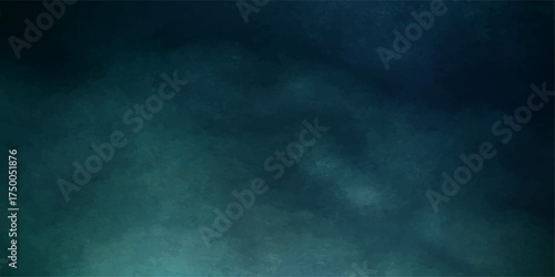 Blue smoke texture on black background with light blue sky and clouds