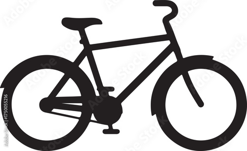 bicycle on white
