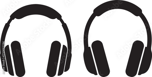 headphones isolated on white