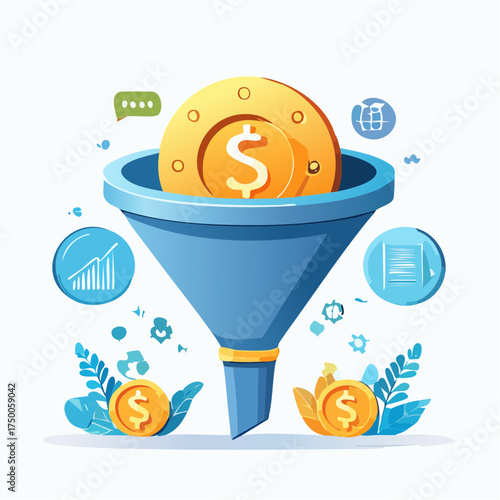 Business Sales Funnel for Marketing and Profit