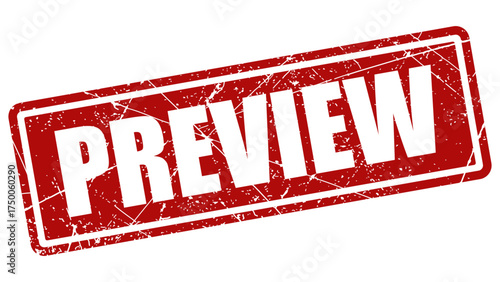 Preview red stamp