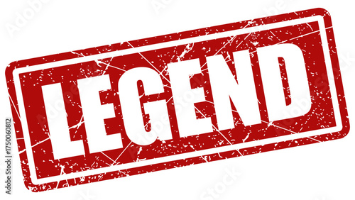 Legend red stamp