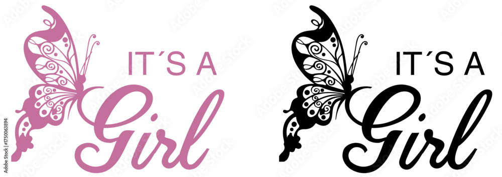 Naklejka premium niña