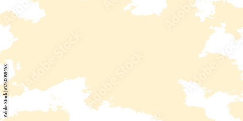 Aged vintage paper texture with a grunge world map, nature illustration, and autumn leaves pattern