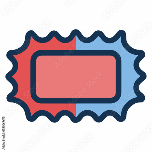 Elegant Bold Coupon Ticket Icon Design
