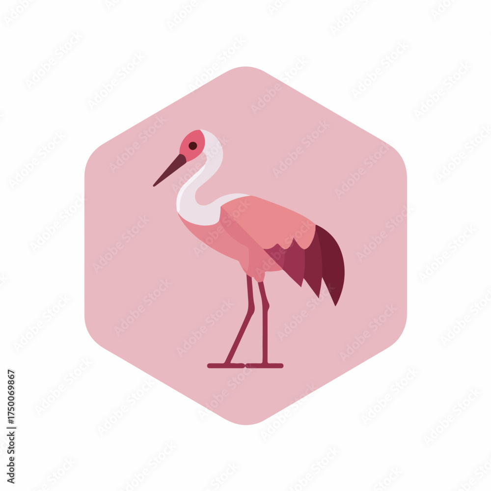 Crane Construction Icon in Modern Duotone