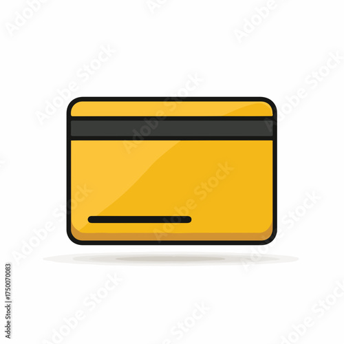 Simple Geometric Credit Card Icon Design