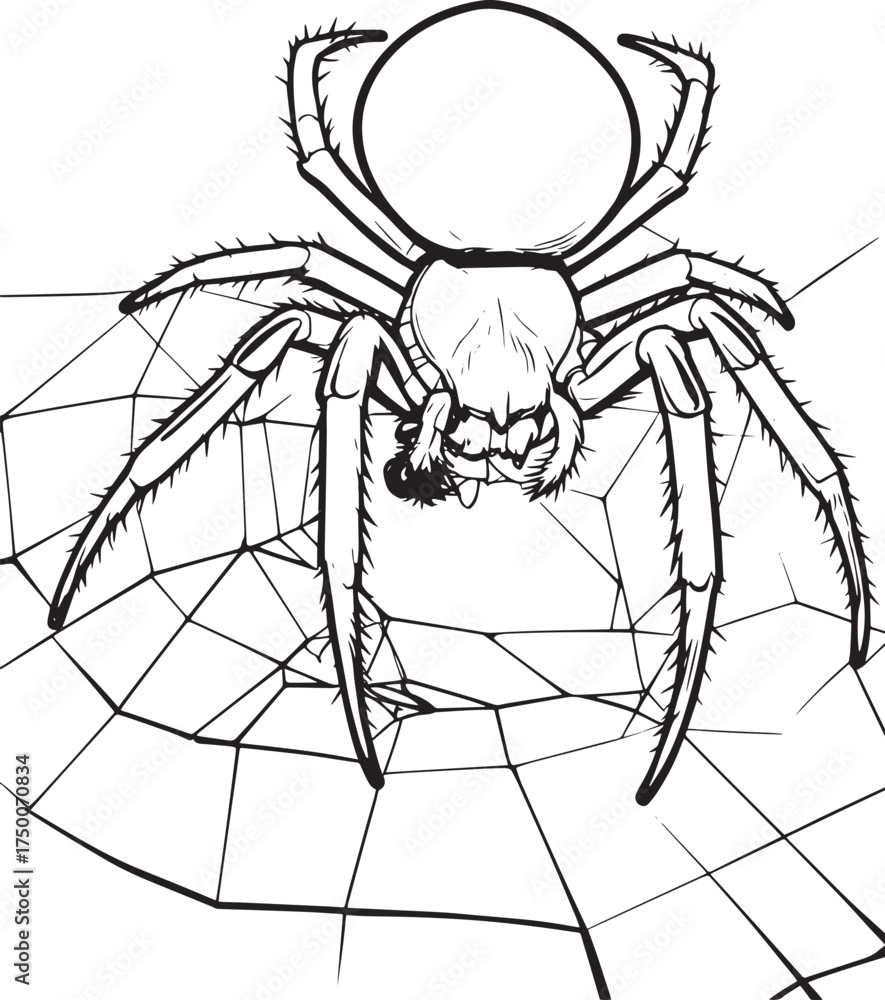 Obraz premium selective-focus-shot-adorable-kooikerhondje-dog vector line art vector line art