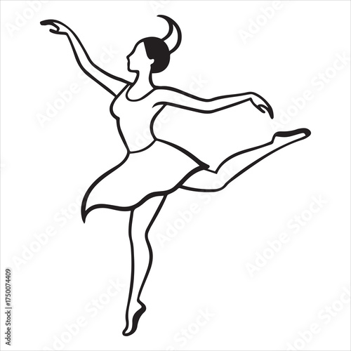 ballet dancer silhouette