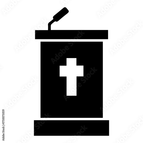 Christian Pulpit Icon
