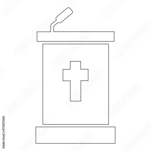Religious Speech Podium