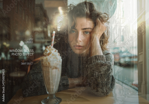 Window Glass Photo Effect