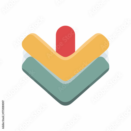 Sleek Download Arrow Icon