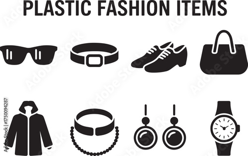 A Collection of Eco Friendly Fashion Accessories Made from Recycled Plastic Materials Showcasing Sustainable Style Choices