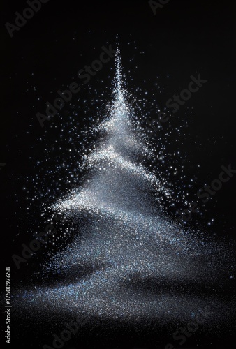 Beautiful Swirling Effects Create a Magical Tree Shape With Colorful Particle...