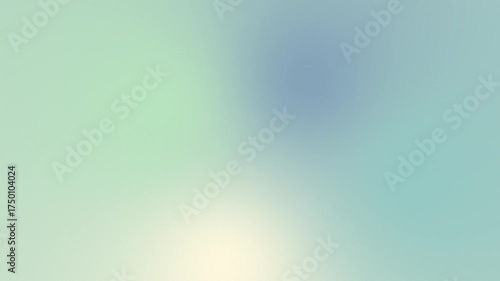 Serene Green and Blue Gradient Background abstract