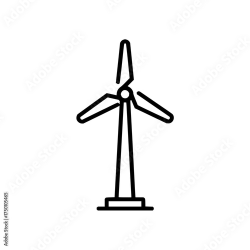 Windmill energy renewable power wind turbine electricity green sustainable clean generator environment vector 100