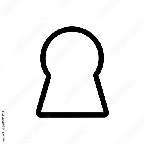 Keyhole security access privacy lock secret entrance safety doorway protection system secure entry point access 100