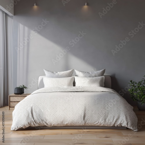 Cozy Modern Bedroom With Natural Light and Simple Decor for a Relaxing Atmosp...