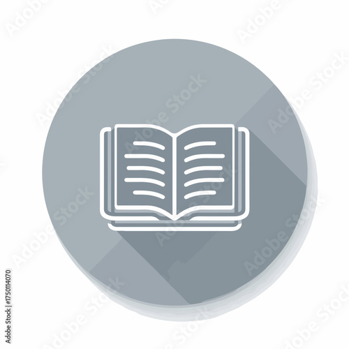 Bold Language Icon in Flat Design