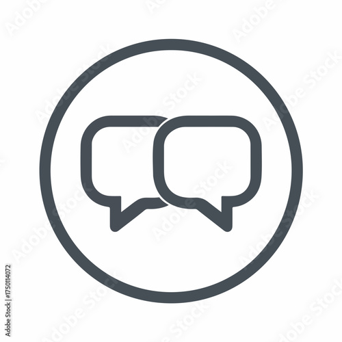 Minimalist Bold Language Icon Design