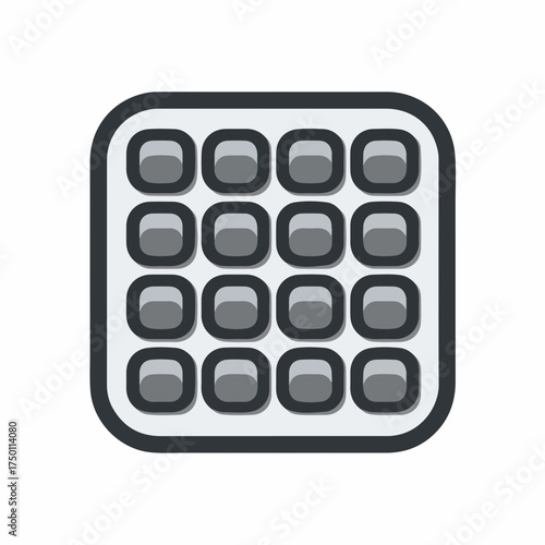 Modern Bold Language Pictogram Icon Design