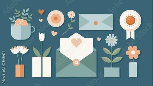 An assortment of wedding stationery including invitations savethedates and thankyou cards adorned with floral motifs and elegant typography.