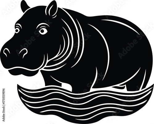 Digital rendering of a textured geometric abstract shape in vibrant blue tones isolated on transparent background