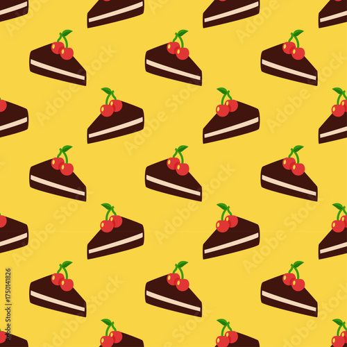candy dessert delicious pattern vector