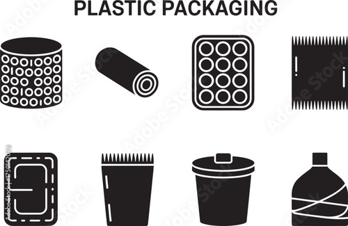 Diverse Array of Plastic Packaging Solutions for Various Industrial and Consumer Needs Showcasing Versatility and Practicality