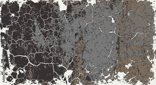 Cracked Texture Background Abstract Art Dry Earth and Weathered Surfaces Evoke a Sense of Decay and Resilience